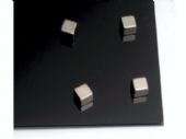 Magneter t/glastavle cube stål Super Strong 10x10mm 4stk/pak