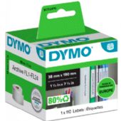 Dymo LabelWriter brevordner etiketter 38x190mm