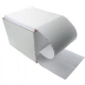 Bording A4 EDB-papir 1banet hvid 2500ark