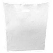 WhiteLabel Bærepose plast 45my 52x55cm hvid 500stk