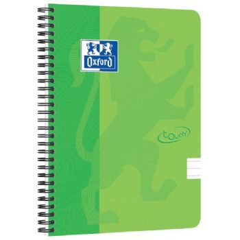 Oxford A5+ Touch notesbog i grøn