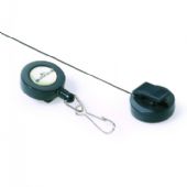 Durable yoyo-holder m/krog 80 cm antracit 10 stk