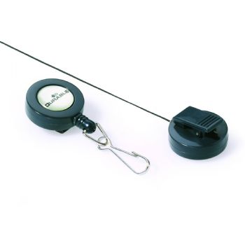 Durable yoyo-holder m/krog 80 cm antracit 10 stk