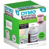Dymo Durable etiketter 104x159mm hvid