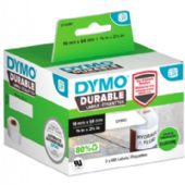 Dymo Durable etiketter 19x64mm hvid