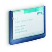 Durable Click Sign dørskilt A6-tværformat blå