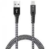 Sandberg Survival lightning USB-kabel 1m sort/hvid