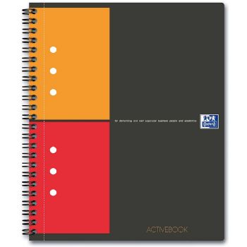 Oxford Activebook A5+ notesblok kvadreret
