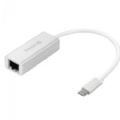 Sandberg USB-C gigabit netværk-kabel hvid