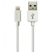 Sandberg USB lightning 2m hvid