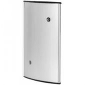 WhiteLabel Pisa dørskilt 100x150mm sølv
