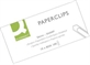 Papirclips 26 mm, Q-Connect 100 i klar plastbox