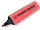 Tekstmarker Stabilo Boss kvalitet, Rød