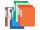 Elastikmappe Exacompta m. 3 klapper, ass. farver, 25 stk