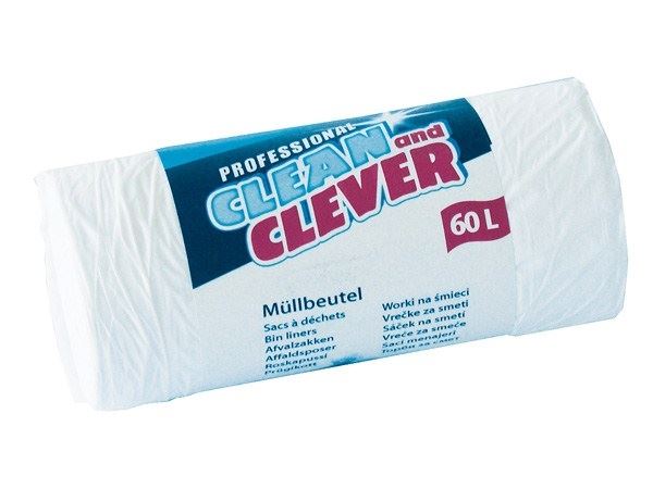 Til sandheden glide kun Affaldsposer LD 60 liter, 60x72cm, Hvid, 50 stk.