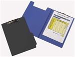 Clipboard m/forside, Q-Connect, A4, Sort