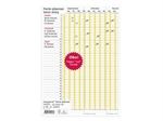 Ferie Planner følger ferieåret, gul