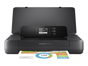 HP Officejet 200 Mobile Printer Printer - farve - blækprinter A4/Legal - 1200 x 1200 dpi