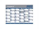 Kæmpe vægkalender i papir, Mayland - 70 x 100 cm, halvår