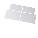 Kartotekskort A6, i bundter á 100 stk - 105 x 148 mm - linieret