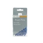 Kortnåle Push-pins æske med 100 stk, Blå