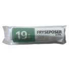 Fryseposer 350x600mm 19l m/skrivefelt LLDPE 8ps/rul