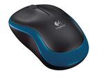 Logitech wireless, trådløs mus M185, 2.4 GHZ, blå