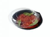 Låg til rund salatbowle 1263776 Ø165x25mm A-PET 400stk/kar