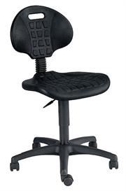 Industristol Team 1001 med ergonomisk formet sæde