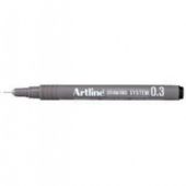 Artline Tech Drawing 233 pen med 0,3 mm stregbredde i farven sort