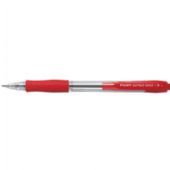Pilot SuperGrip pen med ekstrasmal 0,21 mm stregbredde i farven rød