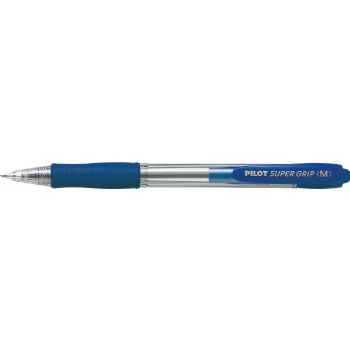 Pilot SuperGrip pen med 0,25 mm linjebredde i farven blå