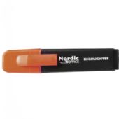 Nordic Office highlighter i farven orange med flad skrivespids