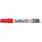 Marker Artline 90 Sort 2.5 - 5mm rød