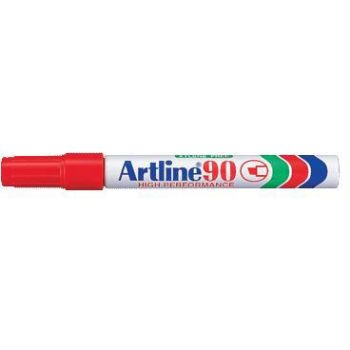 Marker Artline 90 Sort 2.5 - 5mm rød