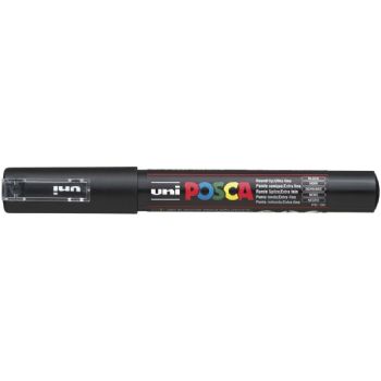 Uni Posca 1MC paintmarker med ekstra smal spids på 1 mm i farven sort
