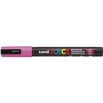 Uni Posca 3M marker med smal spids på 1,3 mm i farven pink
