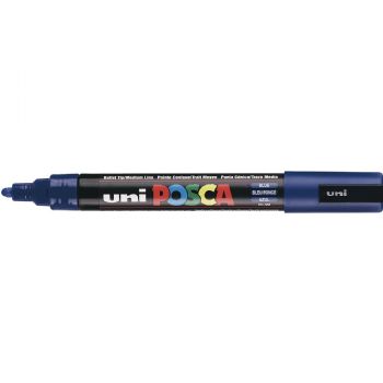 Uni Posca 5M tus med 2,5 mm spids i farven kongeblå