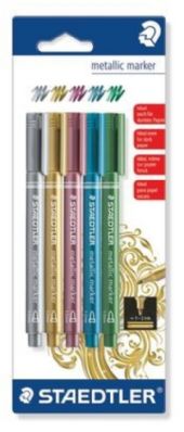 Staedtler markere sampak med 5 forskellig metallisk farvede tuscher