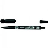Pilot BG Twin marker med 2 spidsbredder i skrivefarven sort