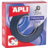 Apli magnettape 19mmx1m sort