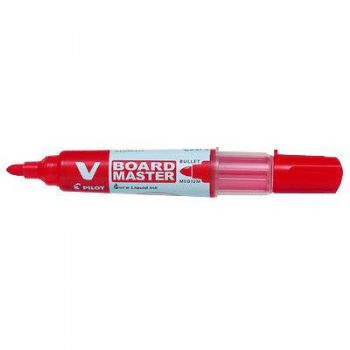Whiteboardmarker V Board Master, Bullet, 1 stk, Rød
