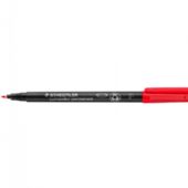 Staedtler Lumocolor 318F overheadpen med 0,6 mm stregbredde i farven rød