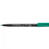 Staedtler Lumocolor 318F overheadpen med 0,6 mm stregbredde i farven grøn