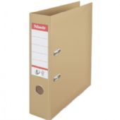 Esselte No. 1 brevordner i A4 med 75 mm rygbredde i farven sand