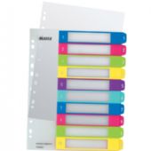 Leitz printbart register A4 med 10 tabs i farver
