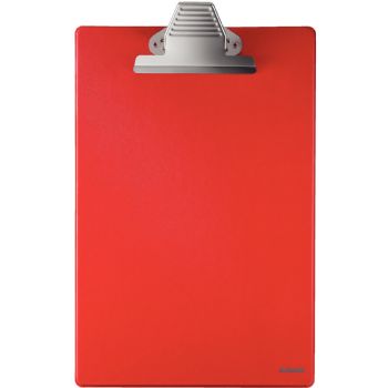 Esselte clipboard med kraftig klemme i A4 med skriveplade i farven rød