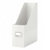 Tidsskriftsamler, tidsskriftskasette Click & Store, hvid