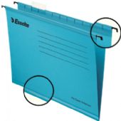 Esselte Classic forstærket Folio hængemappe inkl. fane A4+ blå