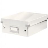 Leitz Click & Store organiseringsboks i small i farven hvid